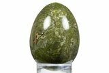 Polished Green and Pink Rhyolite Egg - Australia #312699-1